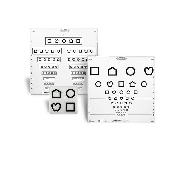 Kaukotesti: LEA SYMBOLS® 10-viivainen seinäkaavio - Yhdysvaltain merkinnät (10 jalkaa/3 m)