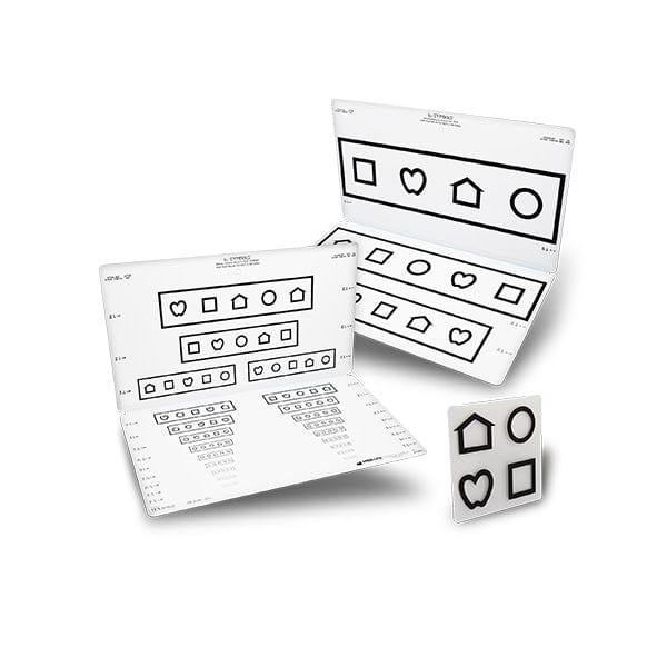 Taittuva testi: LEA SYMBOLS® - MASSTest-muoto - sarja (3 m)