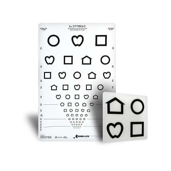 Kaukotesti: ESV1200™ ja ESV1500™ - LEA SYMBOLS® 13-rivinen - Pelkkä kartta (10 jalkaa/3 m)