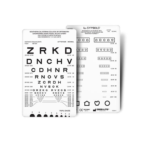 Kortti (tasku): LEA SYMBOLS® ja Sloan Letters -lähinäkökortti (16"/40cm) (SCCO)