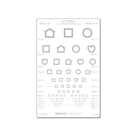 LEA SYMBOLS® – matalakontrastitesti – 2,5 % (3 m)