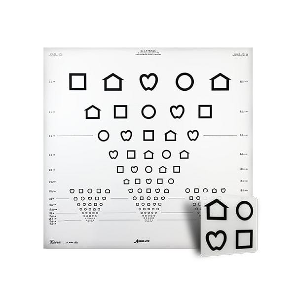 Kaukotesti: ESV3000™ ja ESC2000™ - LEA SYMBOLS® 15-rivinen - Sarja (10 jalkaa/3 m)