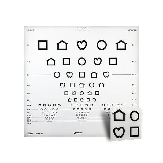 Kaukotesti: ESV3000™ ja ESC2000™ - LEA SYMBOLS® 15-rivinen - Sarja (10 jalkaa/3 m)
