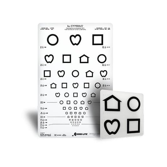 Kaukotesti: ESV1200™ ja ESV1500™ - LEA SYMBOLS® 13-rivinen - Sarja (10 jalkaa/3 m)