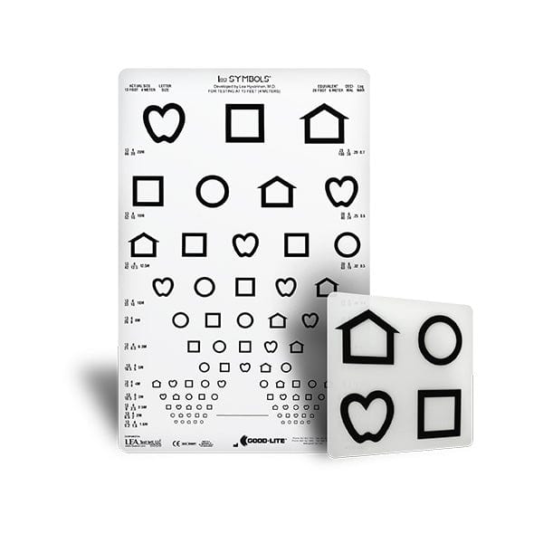 Kaukotesti: ESV1200™ ja ESV1500™ - LEA SYMBOLS® 12-rivinen - Sarja (13 jalkaa/4 m)