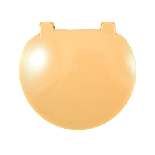 Sulkija: Klipsikiinnitteinen - Lehtityylinen - Beige 48 mm