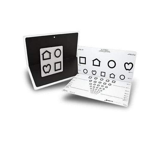 LEA SYMBOLS® – taitettava kaukotesti – 10 riviä (3 m)