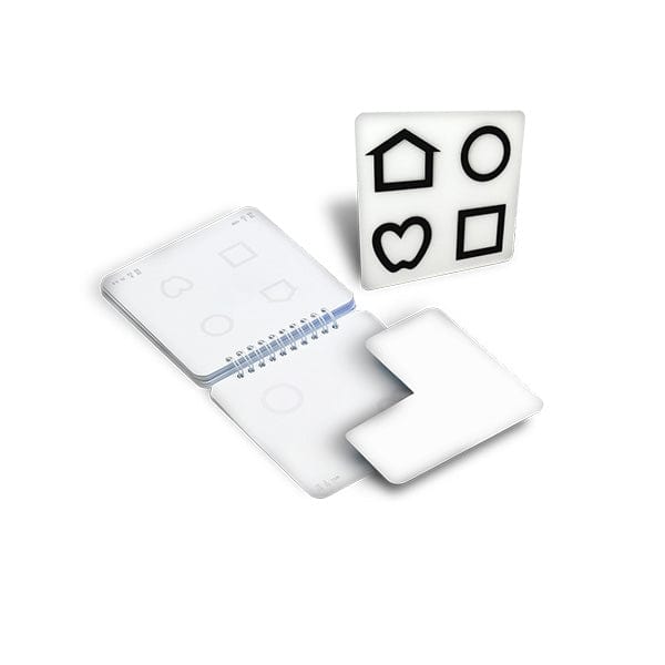 Flip Book: LEA SYMBOLS® matalan kontrastin 2,5 %:n yksittäisten symbolien vihkosetti (3 m)