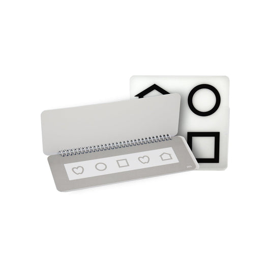 Flip-book: LEA SYMBOLS® -matalakontrastisten symbolien testi - 10 miljoonaa symbolia - sekoitettu järjestys