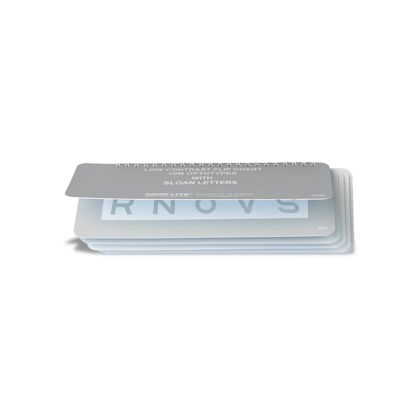 Flip-book: Sloan Letter Low Contrast - Normaali järjestys