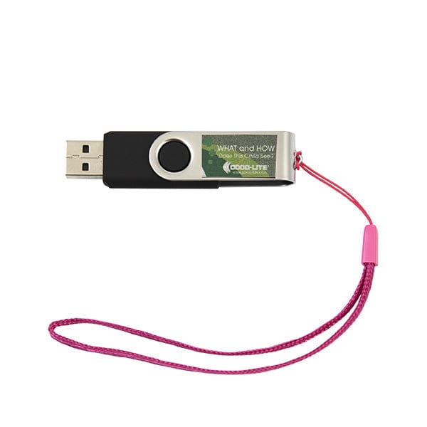 Kirja: MITÄ JA MITEN tämä lapsi näkee? USB-muistitikku